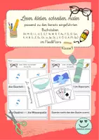 Vorschau - Arbeitsblätter - Lesen, kleben und schreiben (Kl.1) 24. Teil - für Flex&Flora - Deckblatt