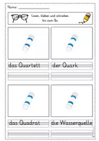 Vorschau - Arbeitsblätter - Lesen, kleben und schreiben (Kl.1) 24. Teil - für Flex&Flora - Seite 3