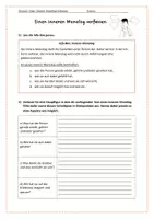 Vorschau - Arbeitsblätter - Einen inneren Monolog verfassen (für alle Texte anwendbar) - Seite 1