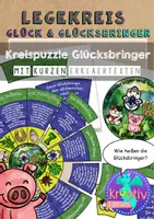 Vorschau - Mal- und Bastelvorlagen - Glück und Glücksbringer Legekreis zu Neujahr - Deckblatt