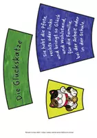 Vorschau - Mal- und Bastelvorlagen - Glück und Glücksbringer Legekreis zu Neujahr - Seite 3