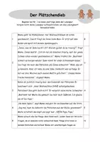 Vorschau - Arbeitsblätter - Der Plätzchendieb - Eine weihnachtliche Lesespurgeschichte - Seite 3