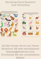 Vorschau - Stundenentwürfe - Wachsendes Materialpaket Escape Rooms (Deutsch,Daz) - Seite 1