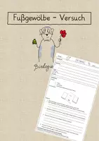 Vorschau - Arbeitsblätter - Fußgewölbe - Deckblatt
