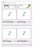 Vorschau - Arbeitsblätter - Lesen, kleben und schreiben (Kl.1) 29. Teil - für Flex&Flora - Seite 3