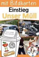 Vorschau - Stundenentwürfe - Einstieg - Müll, Abfall & Recycling mit Bildkarten - Deckblatt