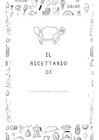 anteprima - Esperimenti - Ricettario - Pagina di copertina