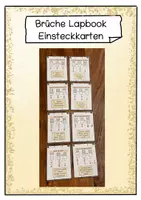 Vorschau - Arbeitsblätter - Brüche Lapbook A3 mit Differenzierungsmöglichkeiten - Seite 3