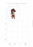 Vista previa - Unidades / Secuencias / Situaciones de Aprendizaje - Dibuja con cuadrícula PIRATAS INGLÉS Vol.1 - página 1