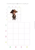 Vista previa - Unidades / Secuencias / Situaciones de Aprendizaje - Dibuja con cuadrícula PIRATAS INGLÉS Vol.1 - página 2