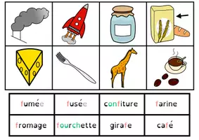 Aperçu - Apprentissages en autonomie - Atelier : phrases et mots à associer - Page 1