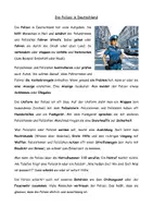 Vorschau - Arbeitsblätter - Wortschatz Polizei in Deutschland - Deckblatt