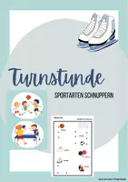 Vorschau - Stundenentwürfe - Turnstunde "Sportarten schnuppern" - Deckblatt