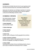 Vorschau - Stundenentwürfe - Turnstunde "Sportarten schnuppern" - Seite 1