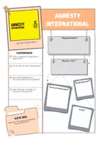 Vorschau - Arbeitsblätter - Amnesty International: Steckbrief (9 Kategorien) - Seite 1