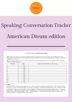 Vorschau - Arbeitsblätter - Conversation Tracker - American Dream edition - Deckblatt