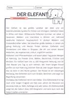 Vorschau - Merkblätter - Materialpaket - Informationstexte Tiere differenziert - Seite 2
