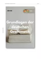 Vorschau - Unterrichtsreihen - Strukturen der deutschen Grammatik - Lernheft SEK I - Seite 1