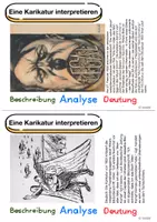 Vorschau - Arbeitsblätter - Quellenanalyse: Karikatur zu Hitler interpretieren - Seite 2
