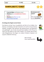 Vorschau - Stundenentwürfe - Nominalisierte Verben - Deckblatt