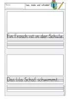 Vorschau - Arbeitsblätter - Lies, male und schreibe! (Kl. 1) Teil 7 "sch" - passend zu Flex und Flora - Seite 3