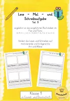 Vorschau - Arbeitsblätter - Lies, male und schreibe! (Kl. 1) Teil 9 "H/h" - passend zu Flex und Flora - Deckblatt