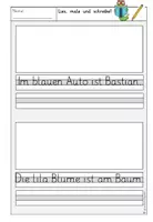 Vorschau - Arbeitsblätter - Lies, male und schreibe! (Kl. 1) Teil 10 "B/b" - passend zu Flex und Flora - Seite 3