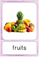 Vorschau - Poster - Flashcards für Englisch zum Thema fruit / Obst - Seite 3
