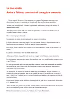 anteprima - Materiale di supporto/inclusione - Storie di ieri e di oggi;Andra e Tatiana la memoria e i diritti umani un percorso multidisciplinare classi III/V - Pagina 3