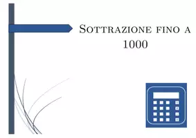 anteprima - Esercizi - Sottrazione fino a 1000 | matematica | 26 colonne - Pagina 1