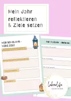Vorschau - Arbeitsblätter - Selbstreflexion - das war mein Jahr / Schuljahr / Halbjahr - Deckblatt
