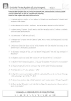 Vorschau - Arbeitsblätter - Einfache Textaufgaben Zuordnungen - Seite 1