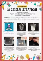 anteprima - Esperimenti - Come preparare un cristallo gigante - Pagina di copertina