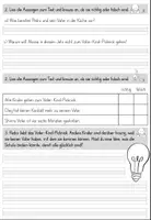 Vorschau - Arbeitsblätter - Leseverstehen - Picknick ohne Vater - Deutsch 2. und 3. Klasse - Seite 2