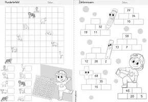 Vorschau - Arbeitsblätter - Wochenheft Mathe 5 (Zahlenraum 100) - Seite 2