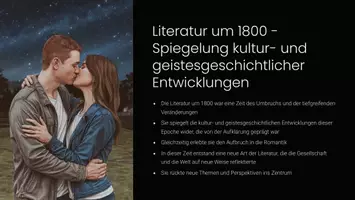 Vorschau - Fördermaterial/Inklusion - Präsentation: Literatur um 1800 – Zwischen Aufklärung und Romantik als PDF und PowerPoint - Seite 2