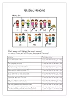 Vorschau - Arbeitsblätter - Übungsheft: Personal pronouns - Seite 2
