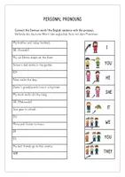 Vorschau - Arbeitsblätter - Übungsheft: Personal pronouns - Seite 3