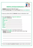 Vorschau - Arbeitsblätter - Übungstext "Mädchen und Jungen" (Adjektive) - Seite 2