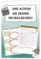 Vorschau - Arbeitsblätter - Einführungsheftchen zur Methode Erklärvideos - Deckblatt