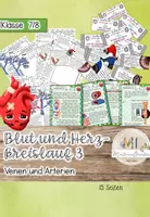 Vorschau - Stundenentwürfe - Herz und Herzkreislauf: Stunde 3: Venen und Arterien - Deckblatt