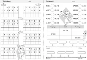 Vorschau - Arbeitsblätter - Zahlenraum 1 Million Klasse 4 | Wochenheft 1 Mathematik - Seite 3