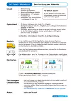 Vorschau - Spiele - 1x1 Paket - Würfelspiel (Brettspiel) zum kleinen 1x1 - Seite 1