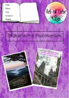 Vorschau - Bildkarten - Bildkartei mit Psalmversen und Fotografien - Deckblatt