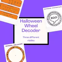 Vista previa - Unidades / Secuencias / Situaciones de Aprendizaje - Halloween wheel decoder | Printable | ESL activities - Portada