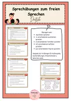 Vorschau - Aufgabenkarten - Schulung der Ausdrucksfähigkeit: Sprechübungen für die Grundschule - Deckblatt