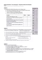 Vorschau - Klassenarbeiten - Klassenarbeit: Boxplot und Wahrscheinlichkeiten (editierbar) - Deckblatt