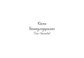 Vorschau - Anderer Materialtyp - Bewegungspausen - Seite 1
