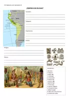 Vorschau - Arbeitsblätter - ¿Quiénes eran los incas? - Seite 1
