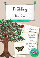 Vorschau - Spiele - Domino Frühling Bild-Rätsel - Deckblatt
